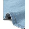 image:imageAllegra K Denim Jean Skirt for Women Casual Washed High Waisted Fishtail Midi Jean SkirtsLight Blue