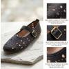 image:imageAllegra K Womens Buckle Round Toe Slip on Flats PumpsBlack2