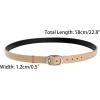 image:imageAllegra K Womens Heels Shoe Straps with Buckle Detachable Ankle Crossover Replacement Shoe Laces 2 PairsApricot
