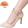 image:imageAllegra K Womens Heels Shoe Straps with Buckle Detachable Ankle Crossover Replacement Shoe Laces 2 PairsApricot