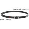 image:imageAllegra K Womens Heels Shoe Straps with Buckle Detachable Ankle Crossover Replacement Shoe Laces 2 PairsBlack