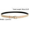 image:imageAllegra K Womens Heels Shoe Straps with Buckle Detachable Ankle Crossover Replacement Shoe Laces 2 PairsMatte Apricot