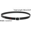 image:imageAllegra K Womens Heels Shoe Straps with Buckle Detachable Ankle Crossover Replacement Shoe Laces 2 PairsMatte Black