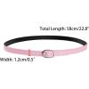 image:imageAllegra K Womens Heels Shoe Straps with Buckle Detachable Ankle Crossover Replacement Shoe Laces 2 PairsPink