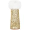 image:imageAllegra K Sparkly Glitter Boots for Women Square Toe Chunky Heel Faux Fur Ankle BootsGold