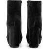 image:imageAllegra K Womens Platform Block Heels Faux Velvet Ankle BootsBlack