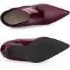 image:imageAllegra K Womens Pointed Toe Stiletto Heels Chelsea Ankle BootiesBurgundy