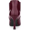 image:imageAllegra K Womens Pointed Toe Stiletto Heels Chelsea Ankle BootiesBurgundy