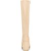 image:imageAllegra K Womens Side Zipper Chunky Heel Knee High Beige Boots 75 M US 