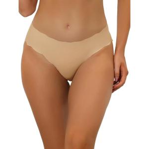 image:imageAllegra K Panties for Women No Show Stretch Solid Underwear Invisible Brief