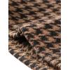 image:imageAllegra K Womens Elegant Houndstooth Elastic Waist Straight Split Midi Skirt