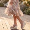 image:imageAllegra K Womens Bow Doublestrap Plaid Platform Slip Sandals Beige 75