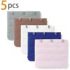 image:imageAllegra K 3 Hook 3 Row Stretchy Bra Strap Extenders Buckle Hooks Bra Band for WomenAssorted Color