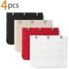 image:imageAllegra K 3 Hook 3 Row Stretchy Bra Strap Extenders Buckle Hooks Bra Band for WomenBlackredwhitebeige