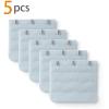 image:imageAllegra K 3 Hook 3 Row Stretchy Bra Strap Extenders Buckle Hooks Bra Band for WomenBlue Gray