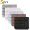 image:imageAllegra K 3 Hook 3 Row Stretchy Bra Strap Extenders Buckle Hooks Bra Band for WomenDiverse Color