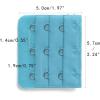 image:imageAllegra K 3 Hook 3 Row Stretchy Bra Strap Extenders Buckle Hooks Bra Band for WomenMixedcolor