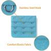 image:imageAllegra K 3 Hook 3 Row Stretchy Bra Strap Extenders Buckle Hooks Bra Band for WomenMixedcolor