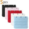 image:imageAllegra K 3 Hook 3 Row Stretchy Bra Strap Extenders Buckle Hooks Bra Band for WomenMulticolored
