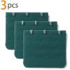 image:imageAllegra K 3 Hook 3 Row Stretchy Bra Strap Extenders Buckle Hooks Bra Band for WomenPeacock Color
