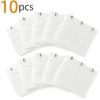 image:imageAllegra K 3 Hook 3 Row Stretchy Bra Strap Extenders Buckle Hooks Bra Band for WomenPure White