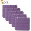 image:imageAllegra K 3 Hook 3 Row Stretchy Bra Strap Extenders Buckle Hooks Bra Band for WomenPurple