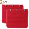 image:imageAllegra K 3 Hook 3 Row Stretchy Bra Strap Extenders Buckle Hooks Bra Band for WomenRed