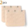 image:imageAllegra K 3 Hook 3 Row Stretchy Bra Strap Extenders Buckle Hooks Bra Band for WomenSkin Color
