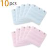 image:imageAllegra K 3 Hook 3 Row Stretchy Bra Strap Extenders Buckle Hooks Bra Band for WomenSky Bluelight Pink