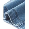 image:imageAllegra K Casual Denim Jacket for Womens Turndown Collar Short Sleeves Crop Jean JacketsDenim Blue