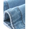 image:imageAllegra K Casual Denim Jacket for Womens Turndown Collar Short Sleeves Crop Jean JacketsLight Blue