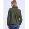 image:imageAllegra K Corduroy Jacket for Women Casual Long Sleeve Fall Outerwear Button Down Shacket JacketsArmy Green
