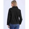 image:imageAllegra K Corduroy Jacket for Women Casual Long Sleeve Fall Outerwear Button Down Shacket JacketsBlack