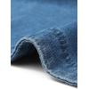 image:imageAllegra K Cropped Denim Jacket for Women Casual Short Puff Sleeve Lapel Open Front Jean Jackets Summer OutwearM Blue