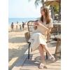 image:imageAllegra K Flat Sandals for Women Square Toe Slip on Open Toe Slides Sandals DressyWhite