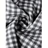 image:imageAllegra K Gingham 2 Piece Outfits for Womens Summer Beach Plaid Sleeveless Vest and Shorts Matching SetsBlack
