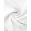 image:imageAllegra K Summer Floral Dress for Women Tie Waist Chiffon Sleeveless Tank Dresses with LiningWhite