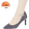 image:imageAllegra K Womens Detachable Adjustable Shoe Straps Belts Bands for Holding Loose High HeelsClear