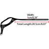 image:imageAllegra K Womens Detachable Adjustable Shoe Straps Belts Bands for Holding Loose High HeelsGlossy Black