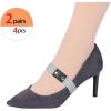 image:imageAllegra K Womens Detachable Shoe Strap Belt Band Replacement Elastic Ankle Straps for HeelsLight Gray