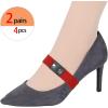 image:imageAllegra K Womens Detachable Shoe Strap Belt Band Replacement Elastic Ankle Straps for HeelsRed