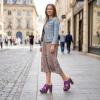 image:imageAllegra K Womens Faux Suede Platform High Block Heel Slides SandalsPurple