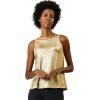 image:imageAllegra K Womens Metallic Tank Tops Shiny Sleeveless Party Disco ShirtGold