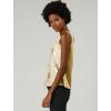 image:imageAllegra K Womens Metallic Tank Tops Shiny Sleeveless Party Disco ShirtGold