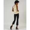 image:imageAllegra K Womens Metallic Tank Tops Shiny Sleeveless Party Disco ShirtGold