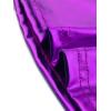 image:imageAllegra K Womens Metallic Tank Tops Shiny Sleeveless Party Disco ShirtPurple
