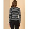 image:imageAllegra K Womens Notched Lapel Casual Work Office Striped BlazerBlack