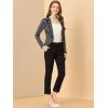 image:imageAllegra K Womens Notched Lapel Casual Work Office Striped BlazerBlack