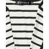 image:imageAllegra K Womens Notched Lapel Casual Work Office Striped BlazerBlack White