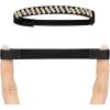 image:imageAllegra K Womens Rhinestone Detachable Elastic Band Ankle Shoe Straps for HeelsBlackgolden